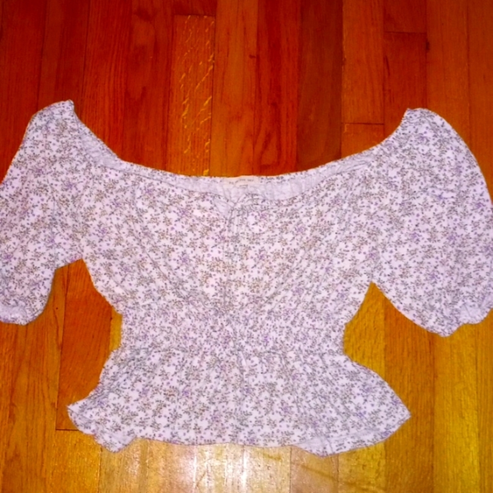 Floral crop top